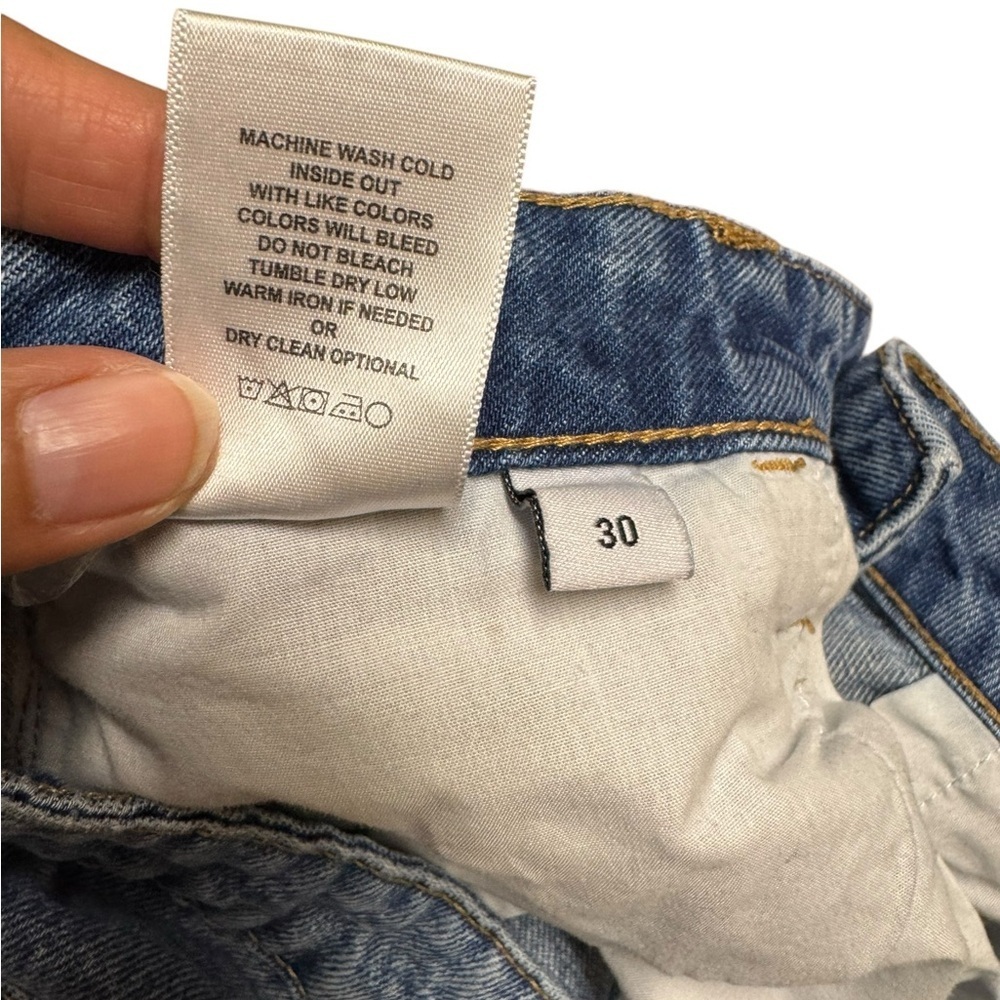 Distressed Light Blue Women's Jeans - Picture 6 of 10